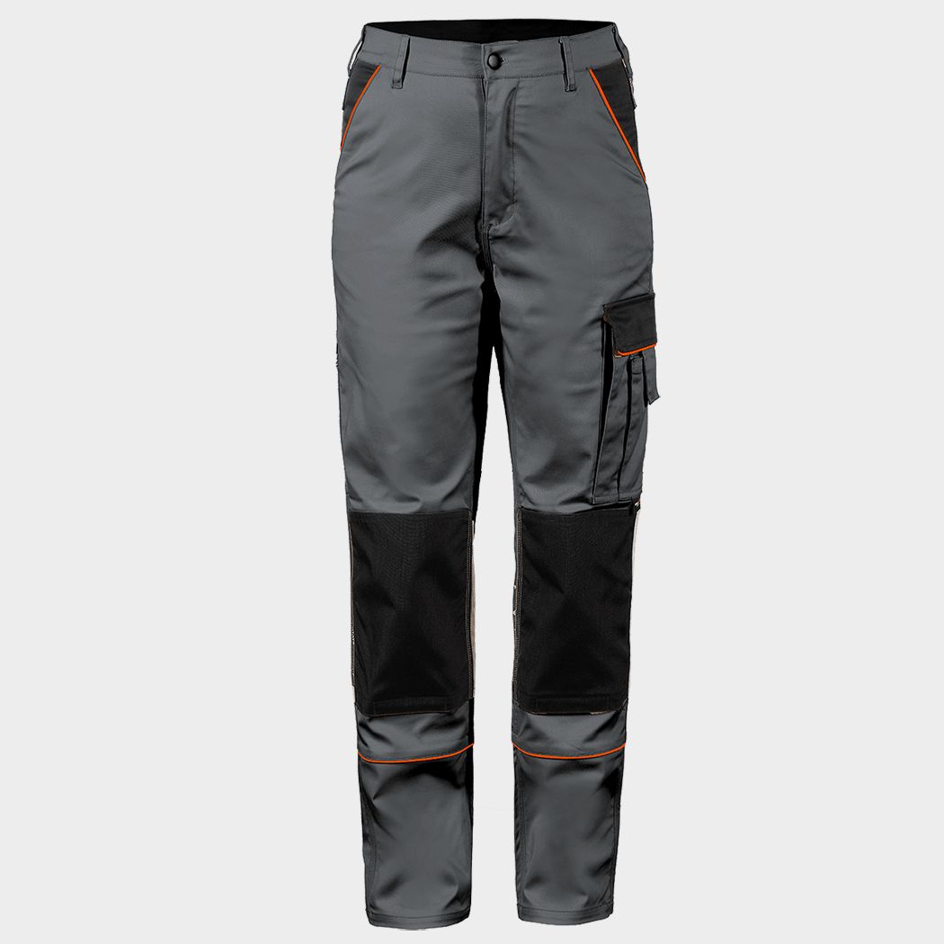 Pantaloni de damă BELLA STRETCH GRI - 1