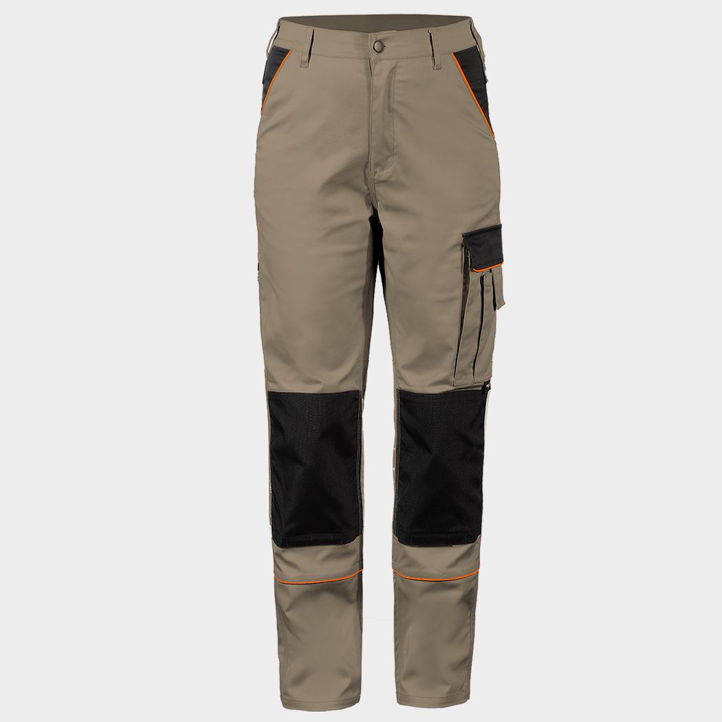 Pantaloni de damă BELLA STRETCH KAKI - 1