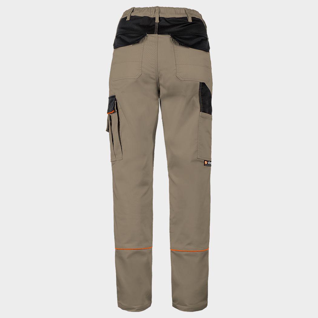 Pantaloni de damă BELLA STRETCH KAKI - 2