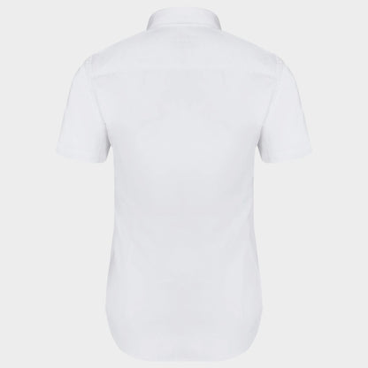Cămașă cu mânecă scurtă de damă VELILLA WHITE - 2