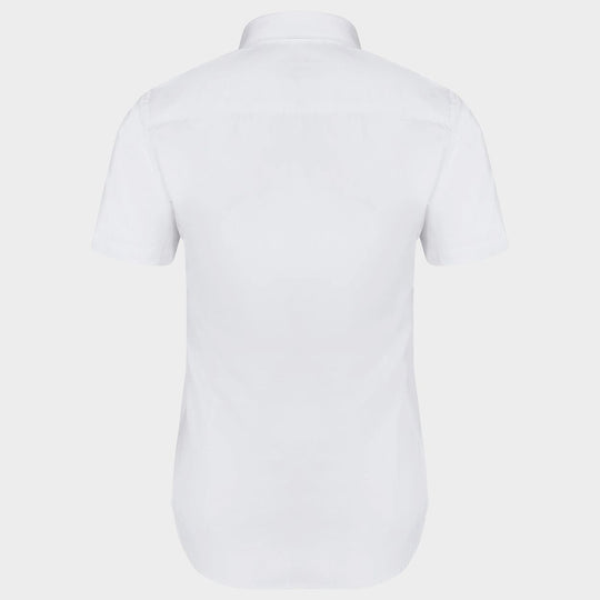 Cămașă cu mânecă scurtă de damă VELILLA WHITE - 2