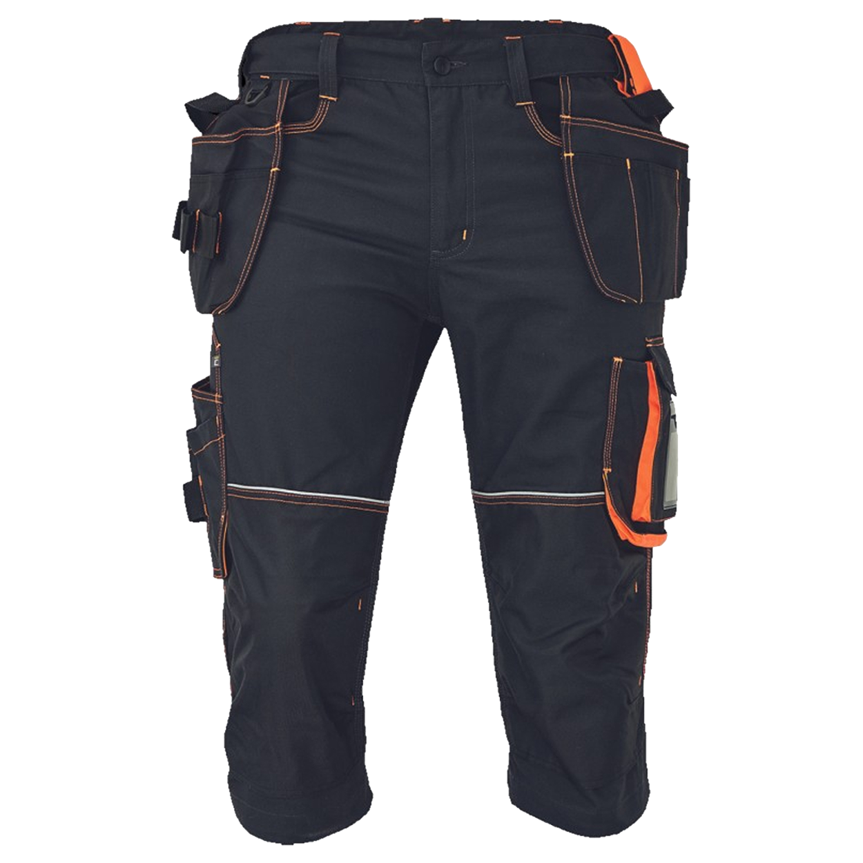 Work 3/4 pants KNOXFIELD 320 ANTHRACITE/ORANGE