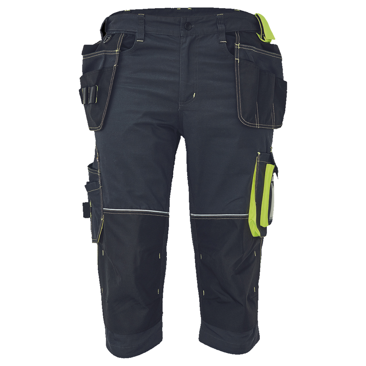 Work 3/4 pants KNOXFIELD 320 ANTHRACITE/YELLOW