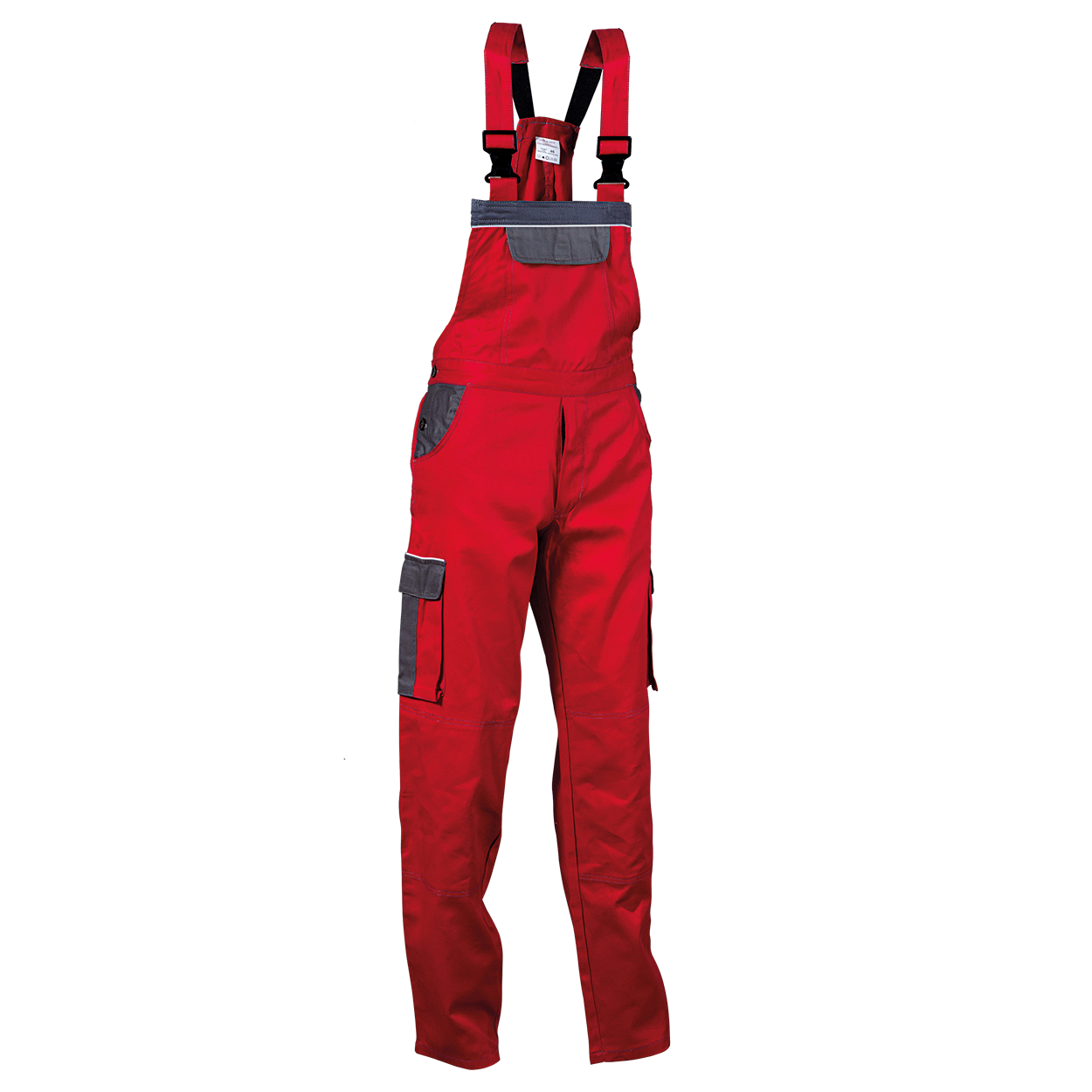 Work bib pants ASIMO RED