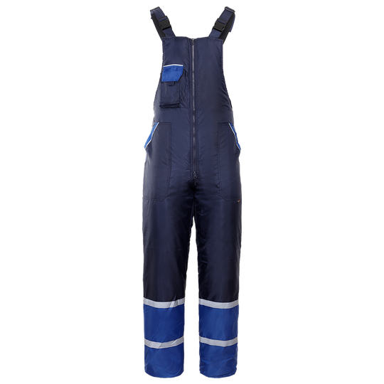 Work bib pants COLLINS WINTER BLUE - 1