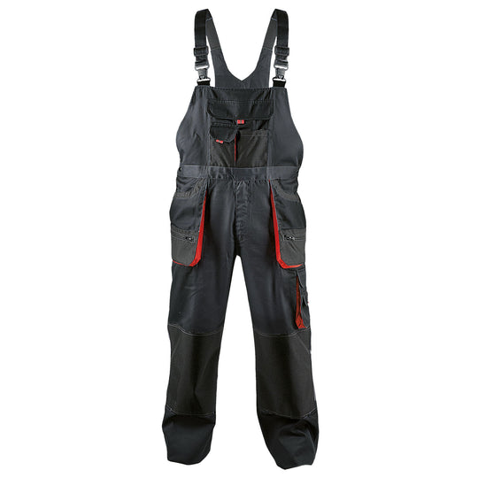 DES-EMERTON BLACK Work bib pants