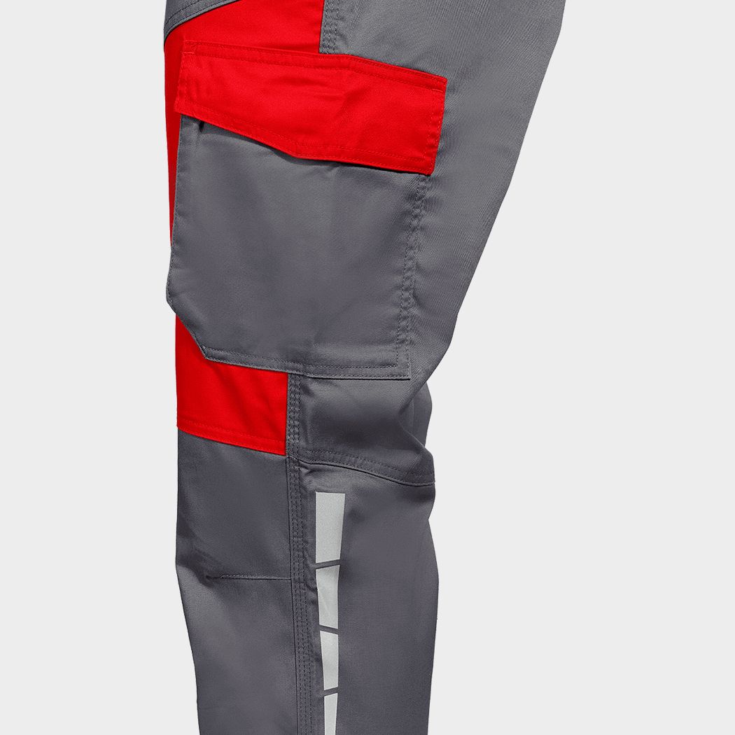 Salopetă de lucru EOS STRETCH RED/GREY - 6