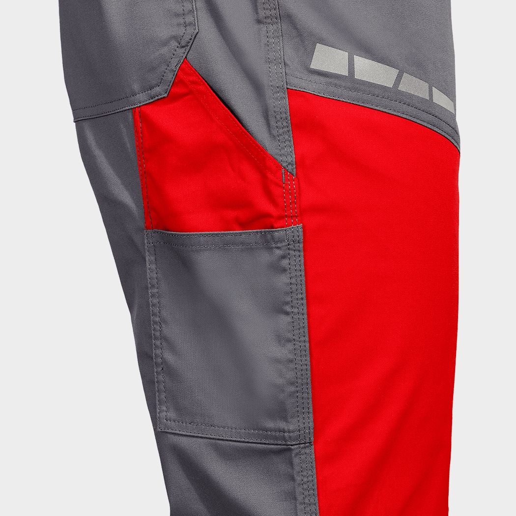 Salopetă de lucru EOS STRETCH RED/GREY - 7