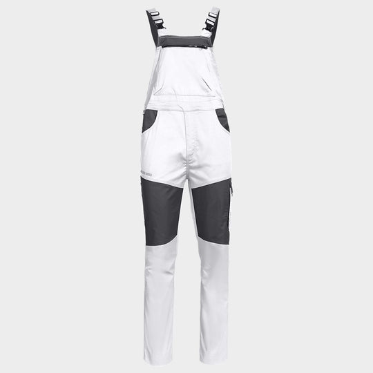 Salopetă de lucru EOS STRETCH WHITE/GREY - 1