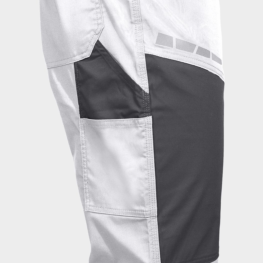 Salopetă de lucru EOS STRETCH WHITE/GREY - 6