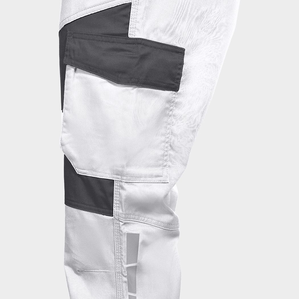 Salopetă de lucru EOS STRETCH WHITE/GREY - 7