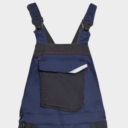 Work bib pants KASTOR STRETCH DARK BLUE/RED - 5