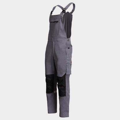 Work bib pants MELBOURNE STRETCH GREY/BLACK - 3