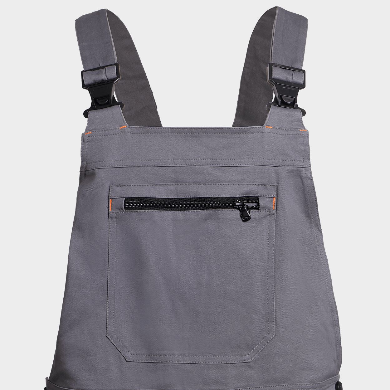 Work bib pants MELBOURNE STRETCH GREY/BLACK - 4