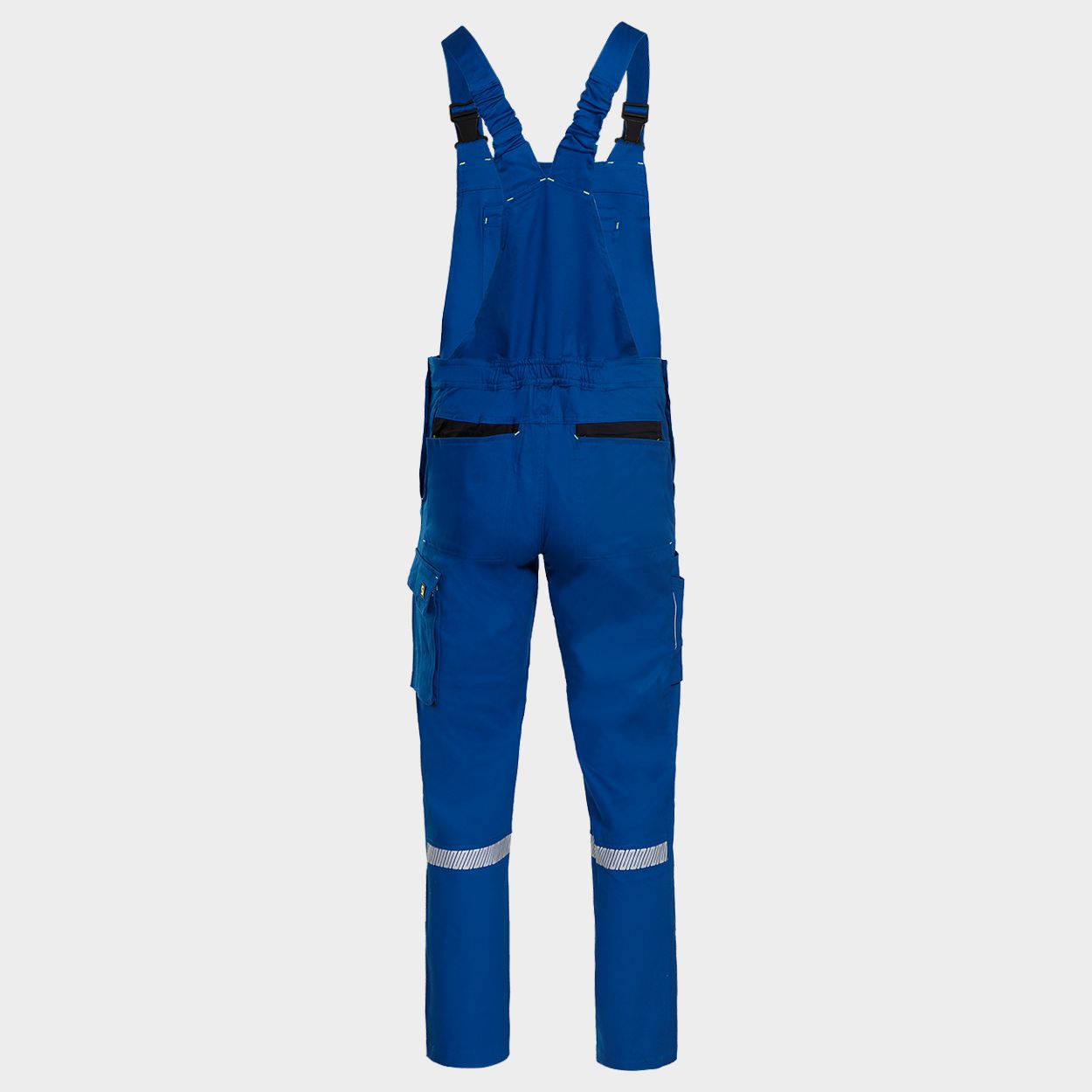 Work bib pants MELBOURNE STRETCH SPECIAL ROYAL BLUE/BLACK - 2