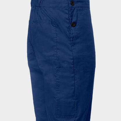 Work bib pants PLUTON DARK BLUE - 5