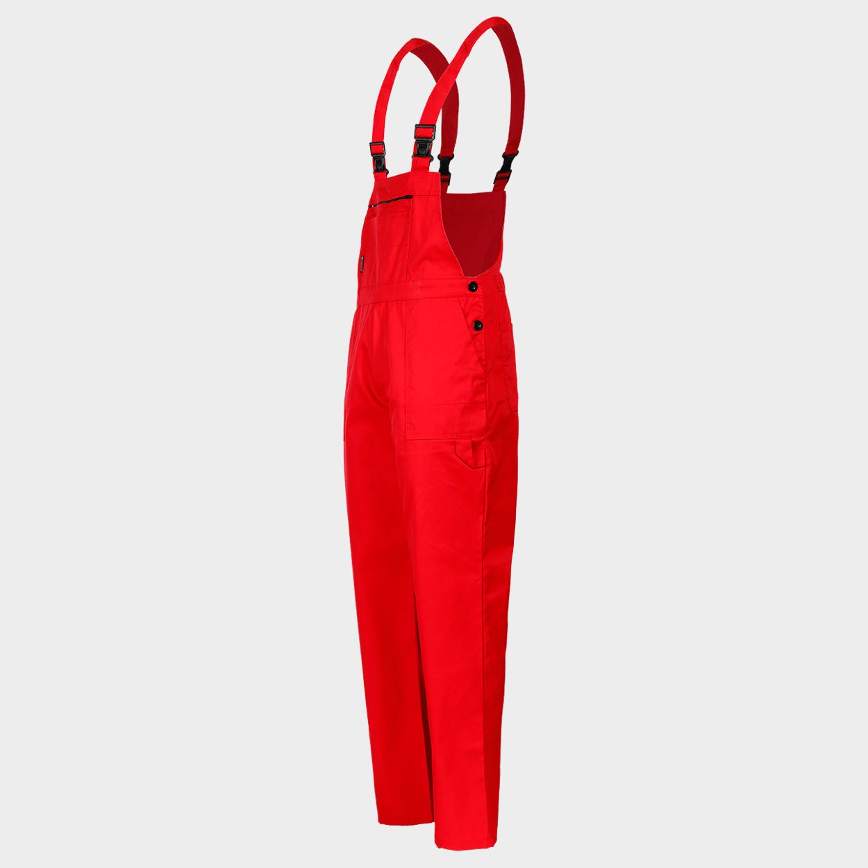 Pantaloni de salopete PLUTON T/C ROȘU - 4