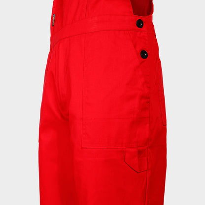 Pantaloni de salopete PLUTON T/C ROȘU - 5
