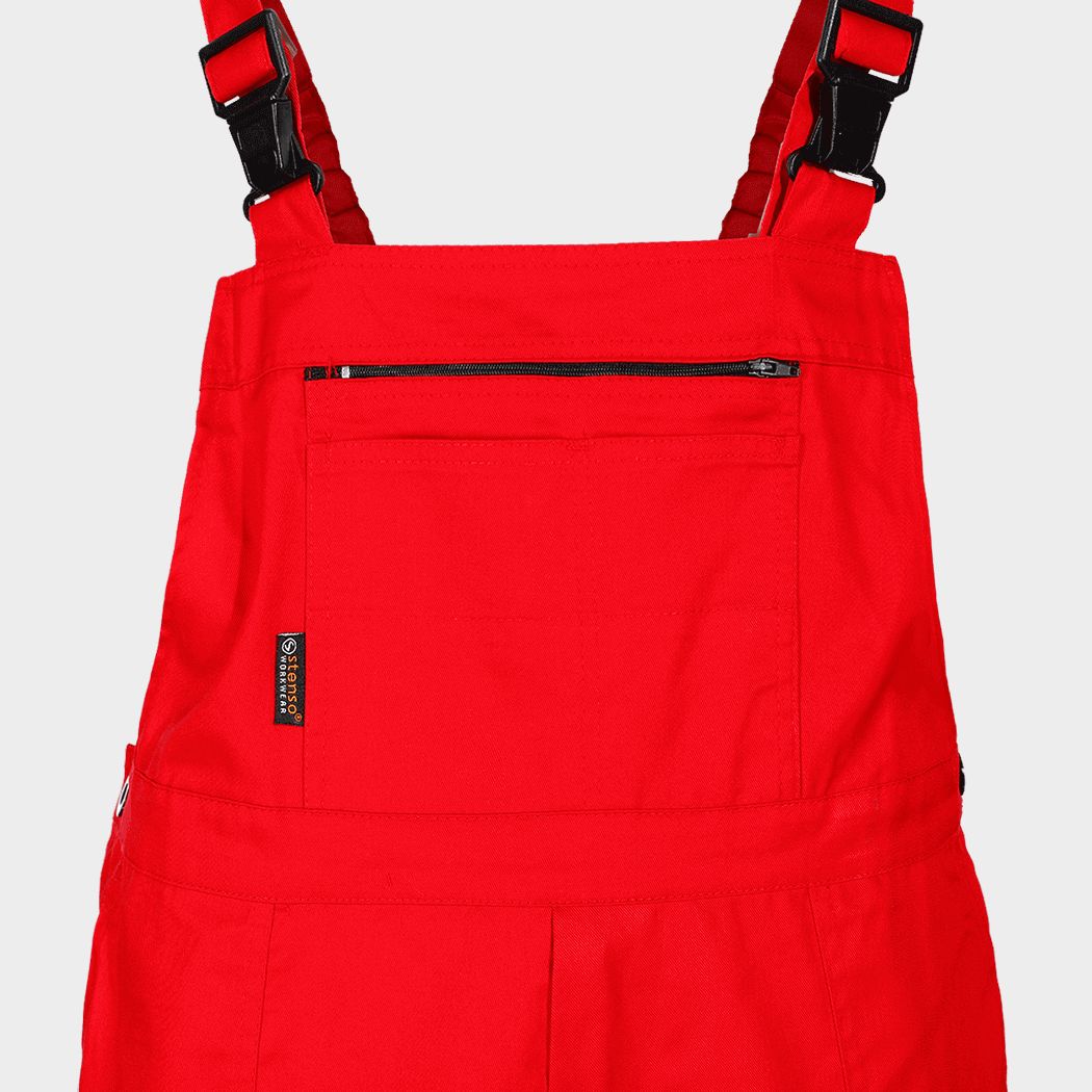 Pantaloni de salopete PLUTON T/C ROȘU - 6