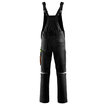 Work bib pants PRISMA BLACK - 2