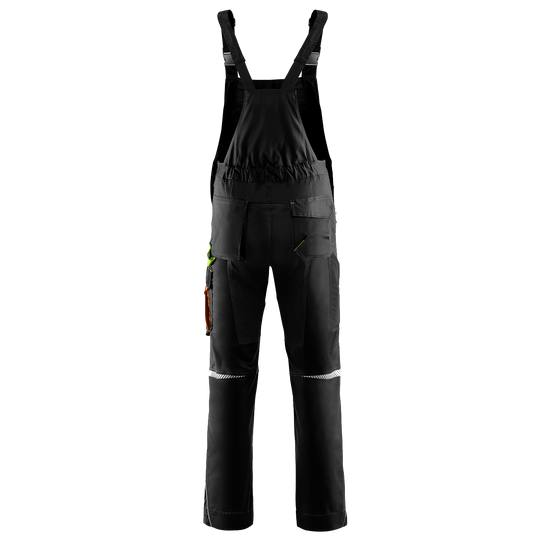 Work bib pants PRISMA BLACK - 2