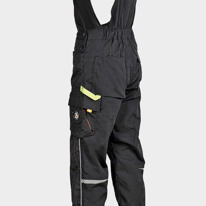 Work bib pants PRISMA BLACK - 3