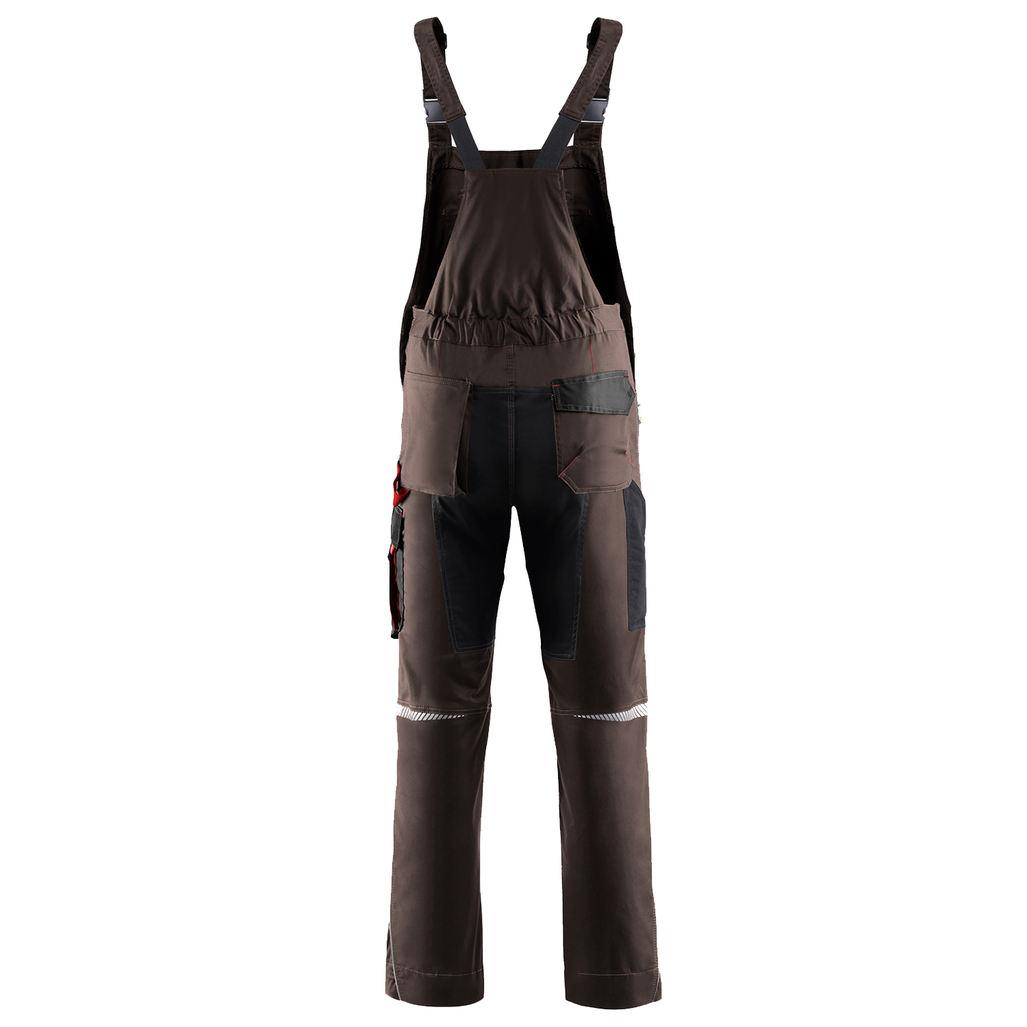 Work bib pants PRISMA BROWN - 2