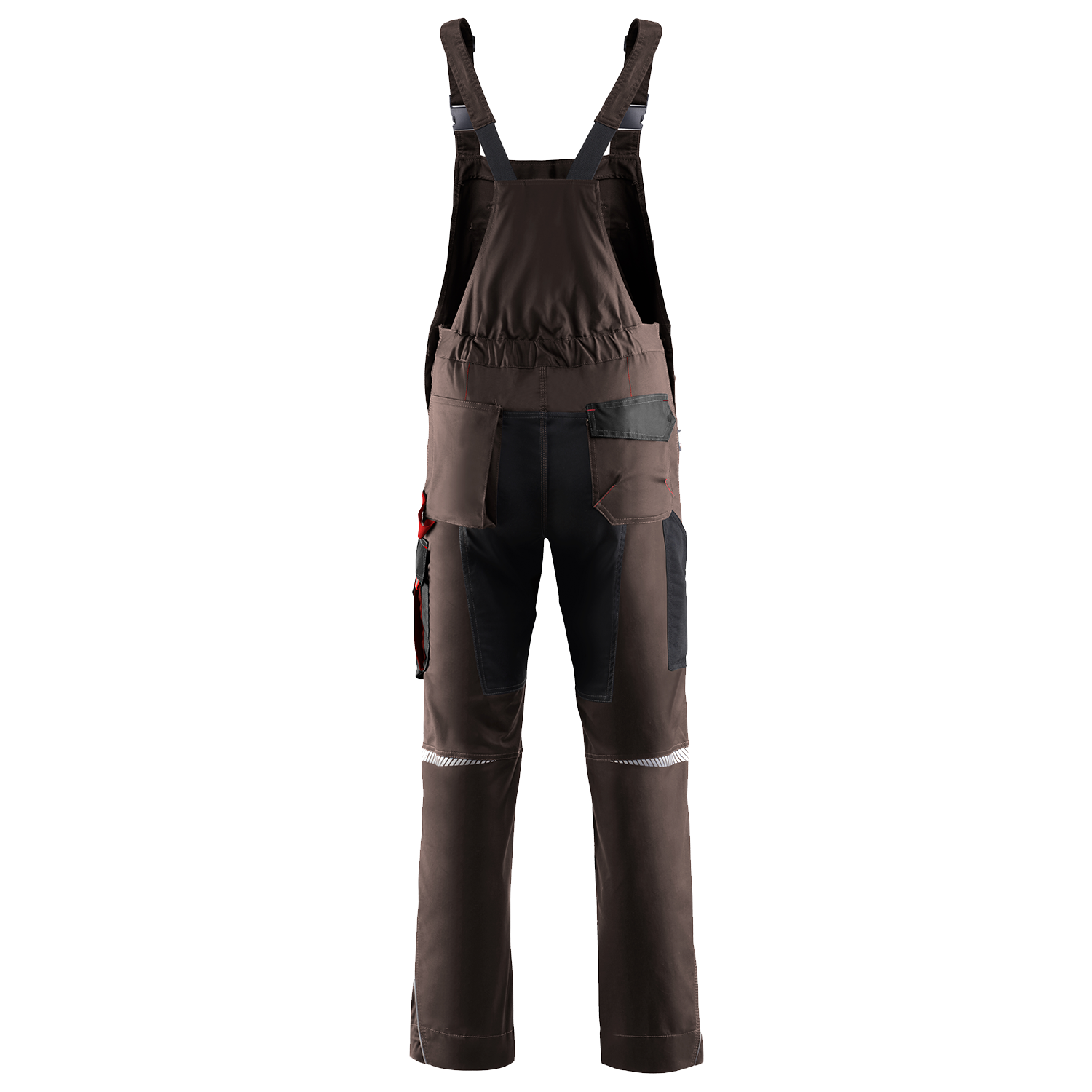 Work bib pants PRISMA BROWN - 2