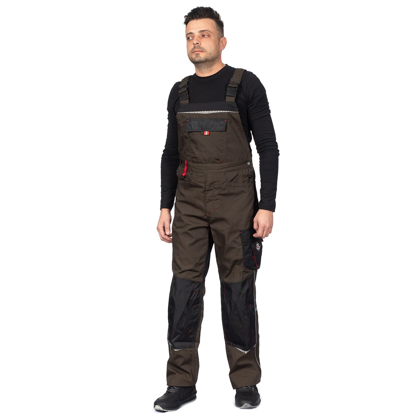 Work bib pants PRISMA BROWN - 6