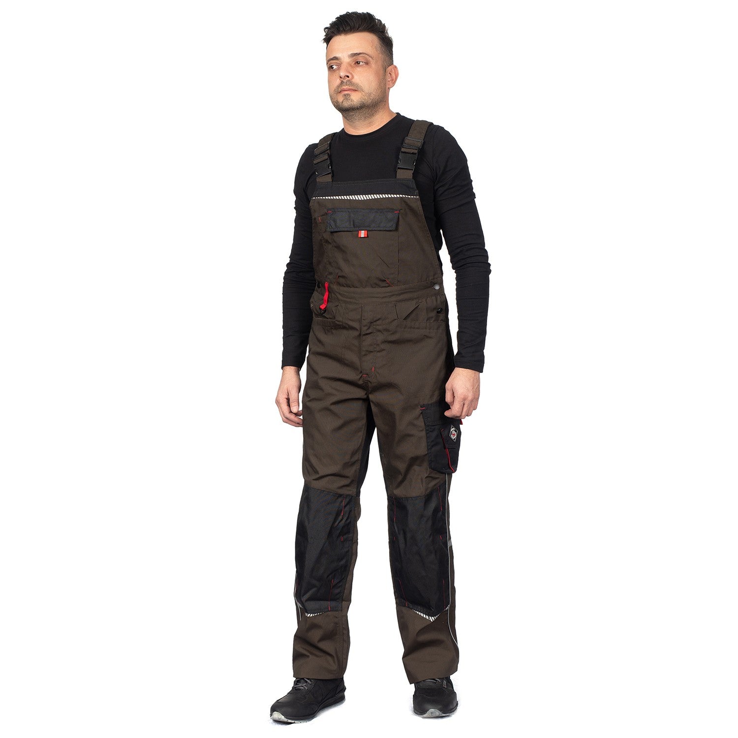 Work bib pants PRISMA BROWN - 6