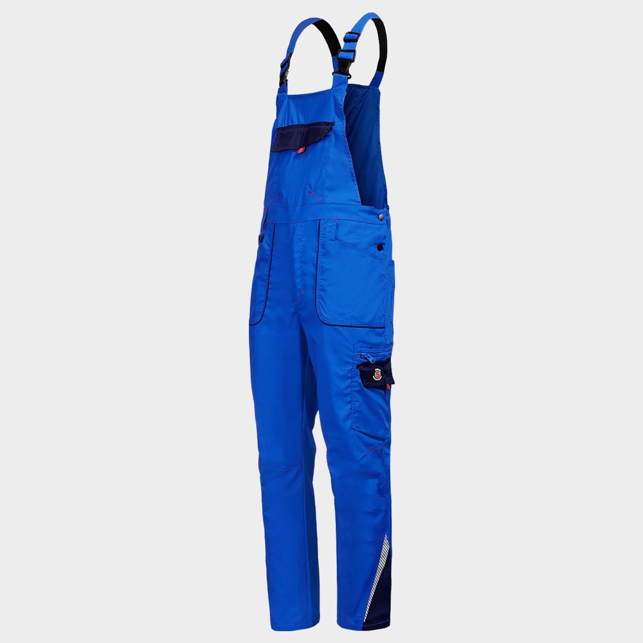 Работен полугащеризон PRISMA LIGHT STRETCH ROYAL BLUE/NAVY - 3