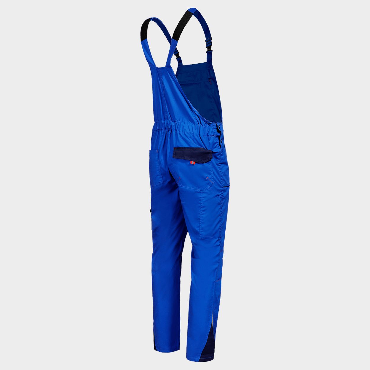 Работен полугащеризон PRISMA LIGHT STRETCH ROYAL BLUE/NAVY - 5