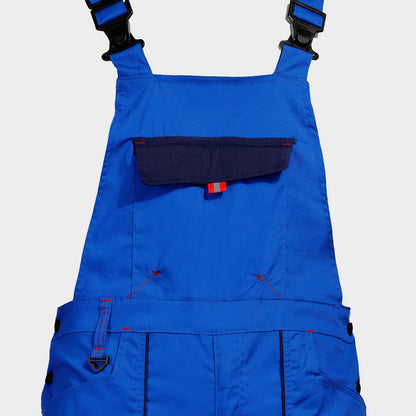 Работен полугащеризон PRISMA LIGHT STRETCH ROYAL BLUE/NAVY - 6
