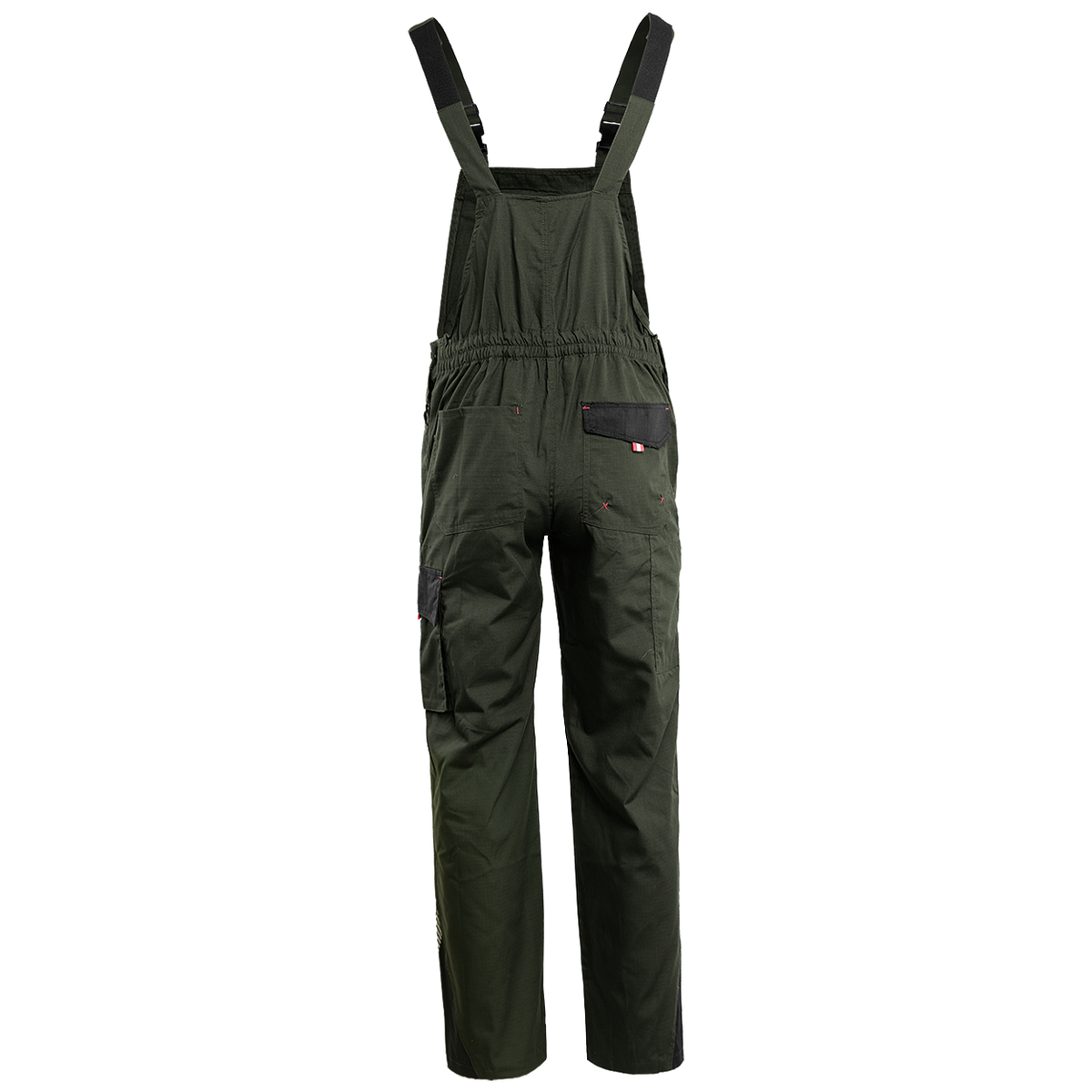 Работен полугащеризон PRISMA SUMMER OLIVE/BLACK - 2