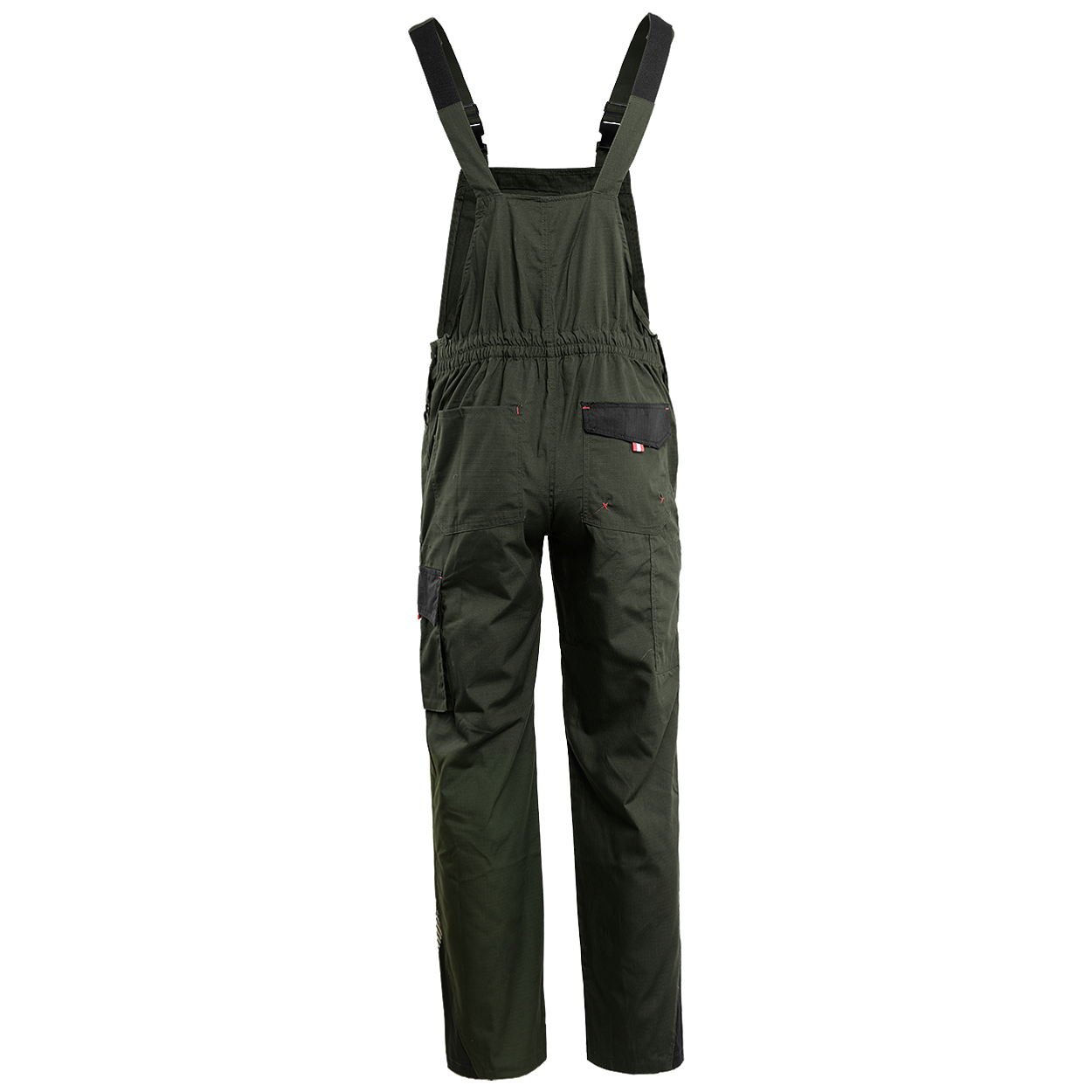 Работен полугащеризон PRISMA SUMMER OLIVE/BLACK - 2
