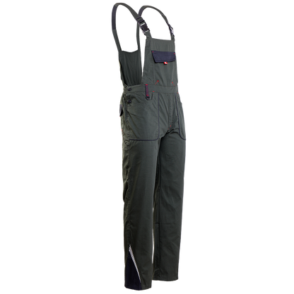 Работен полугащеризон PRISMA SUMMER OLIVE/BLACK - 3