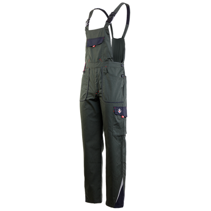 Работен полугащеризон PRISMA SUMMER OLIVE/BLACK - 4