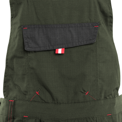 Работен полугащеризон PRISMA SUMMER OLIVE/BLACK - 5