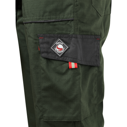 Работен полугащеризон PRISMA SUMMER OLIVE/BLACK - 6