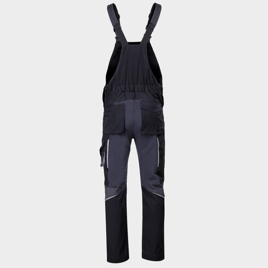 Salopetă de lucru REVOLT 4STRETCH NEGRU/GRI ÎNCHIS/GRI - 2