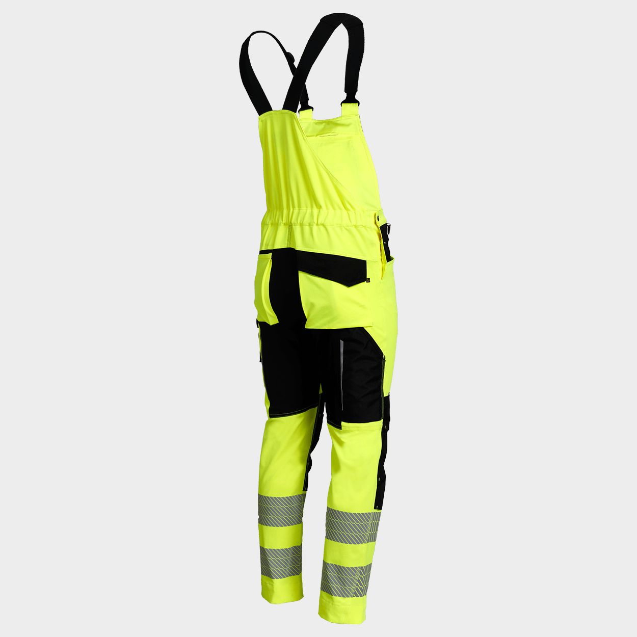 Работен полугащеризон REVOLT HV 4STRETCH YELLOW - 4