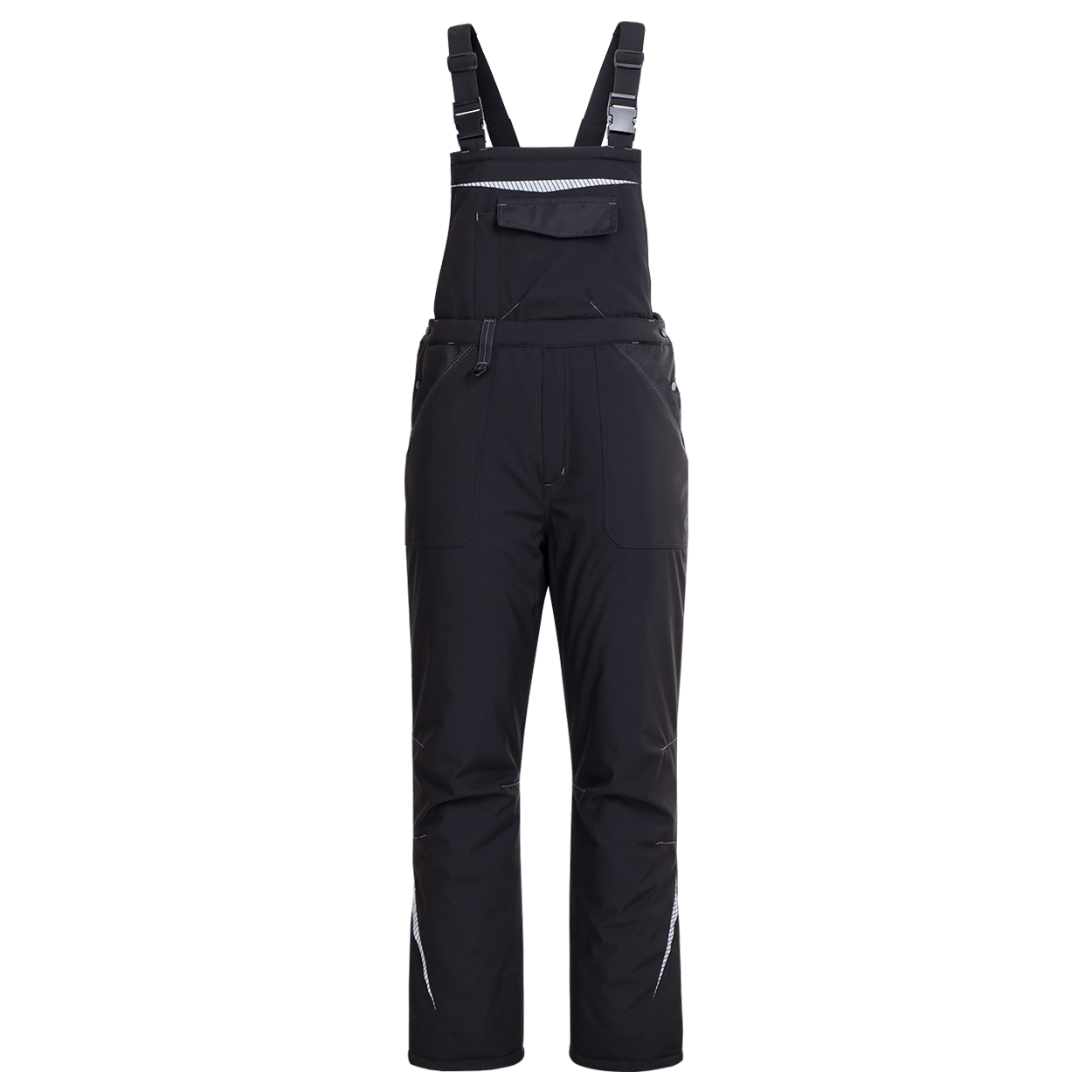 Salopetă de lucru REVOLT SOFTSHELL WINTER NEGRU - 1