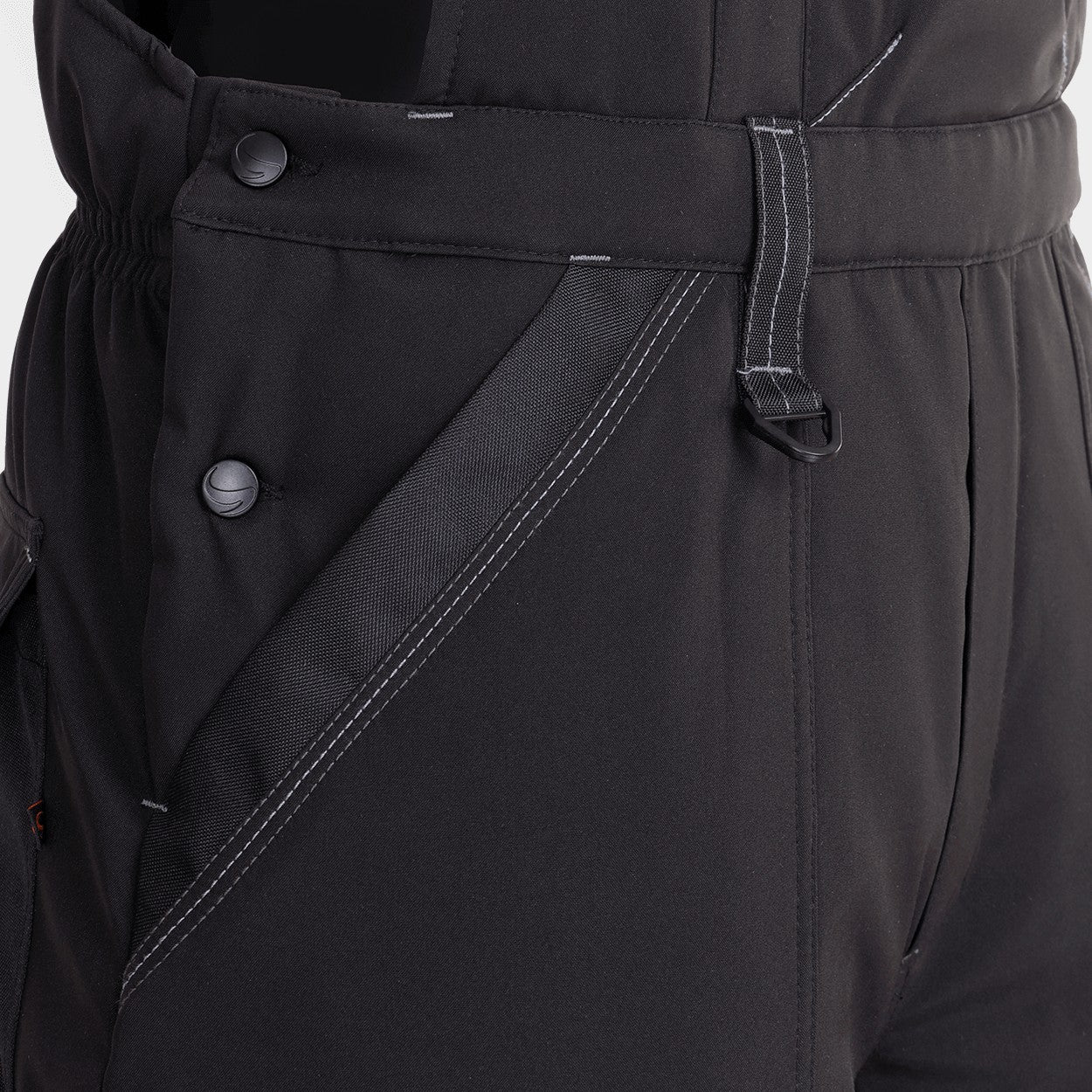 Salopetă de lucru REVOLT SOFTSHELL WINTER NEGRU - 5