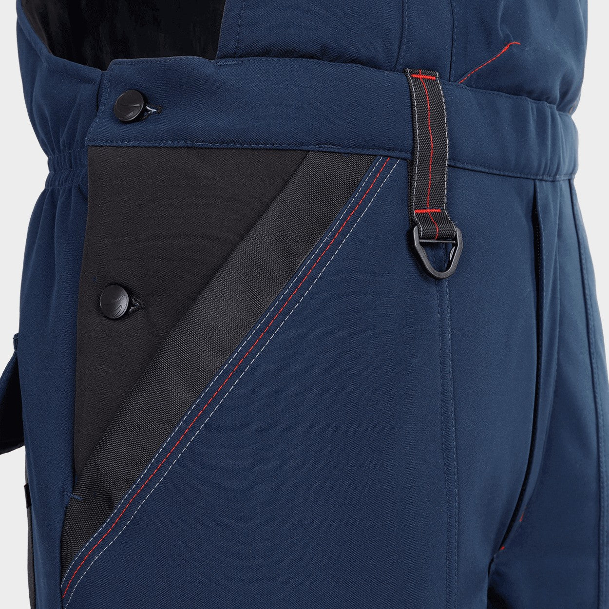 Salopetă de lucru REVOLT SOFTSHELL WINTER BLEUMARIN/NEGRU - 4