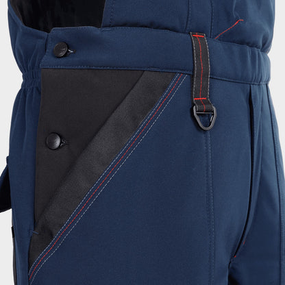 Salopetă de lucru REVOLT SOFTSHELL WINTER BLEUMARIN/NEGRU - 4