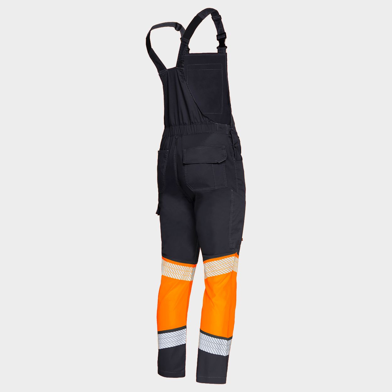 Pantaloni cu pieptar PRIMO HV LIGHT STRETCH ORANGE - 5