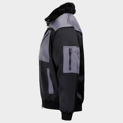 Geacă de lucru BN CONTRAST PILOT NEGRU - 4