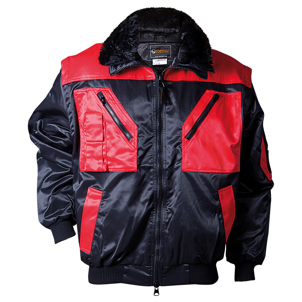 Μπουφάν εργασίας BN CONTRAST PILOT BLACK/RED