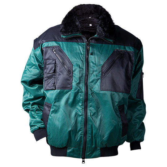 Μπουφάν εργασίας BN CONTRAST PILOT GREEN/BLACK