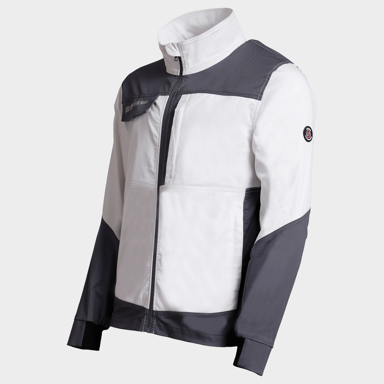 Работно яке EOS STRETCH WHITE/DARK GREY - 3